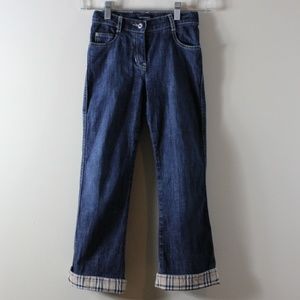 Burberry Kids Cuffed Jeans 8